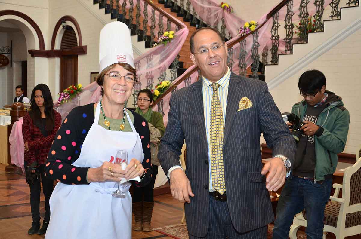 French Ambassador Xmas Cake Mixing Initiative