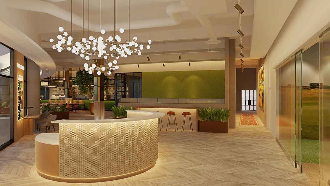 Golf Grove Interior Design - Reception
